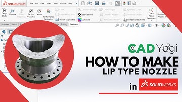 SolidWorks, Lip Type Nozzle 3D model #cad #solidworks #mechanicalengineering #designengineer