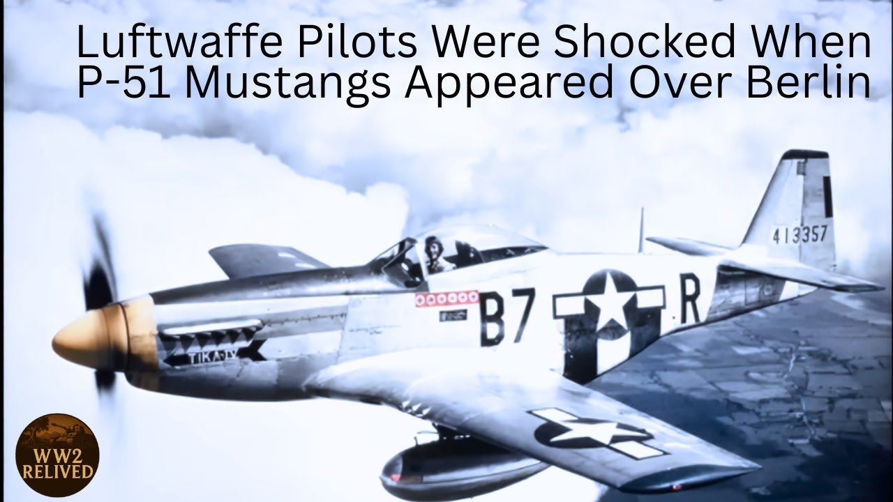 Luftwaffe Pilots Were Shocked When P‑51 Mustangs Appeared Over Berlin
