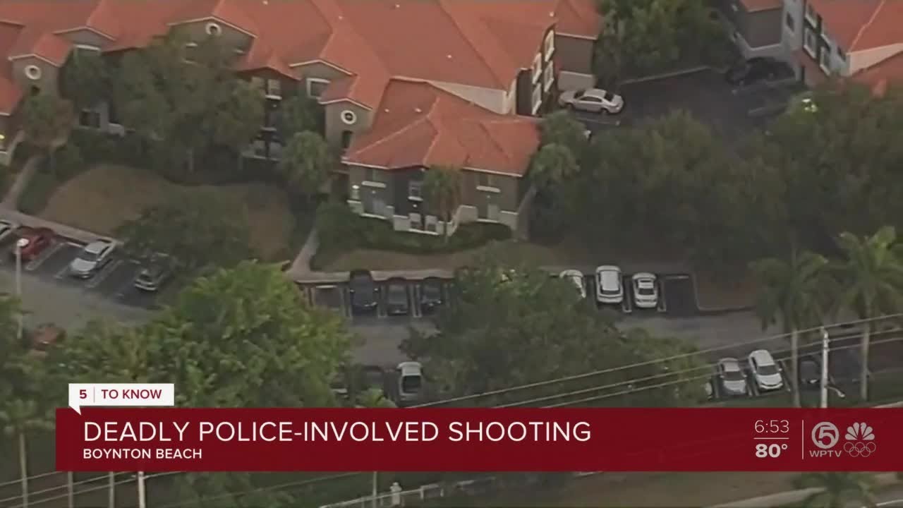 Man killed in Boynton Beach police-involved shooting - YouTube