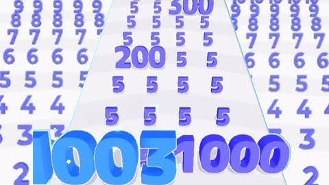 9 Minutes Additional Math Games -  Number Run Merge Vs Number Running || Satisfying Mobile Games