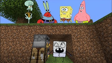 Minecraft speedrunner Doodlebob VS 4 hunters
