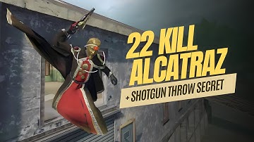 22 kill Alcatraz full Gameplay + shotgun Throw secret