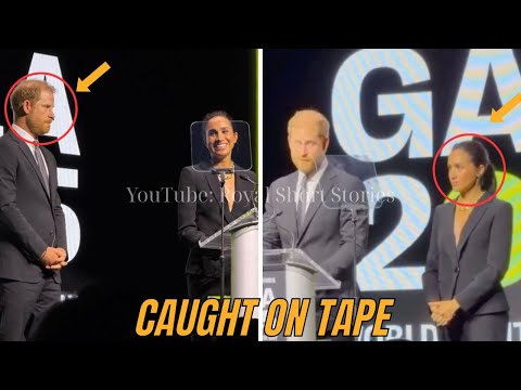 Его лицо говорит само за себя! Гарри с отвращением смотрит на Меган во время её самодовольной реч...