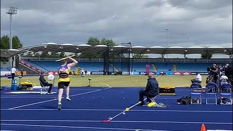 UK Silver medalist Ben East 73.49 - 18 years old