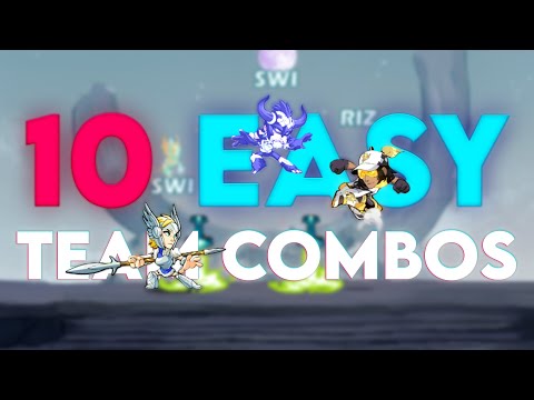 10 of the EASIEST Team Combos in BRAWLHALLA 4
