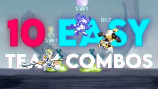 10 of the EASIEST Team Combos in BRAWLHALLA 4