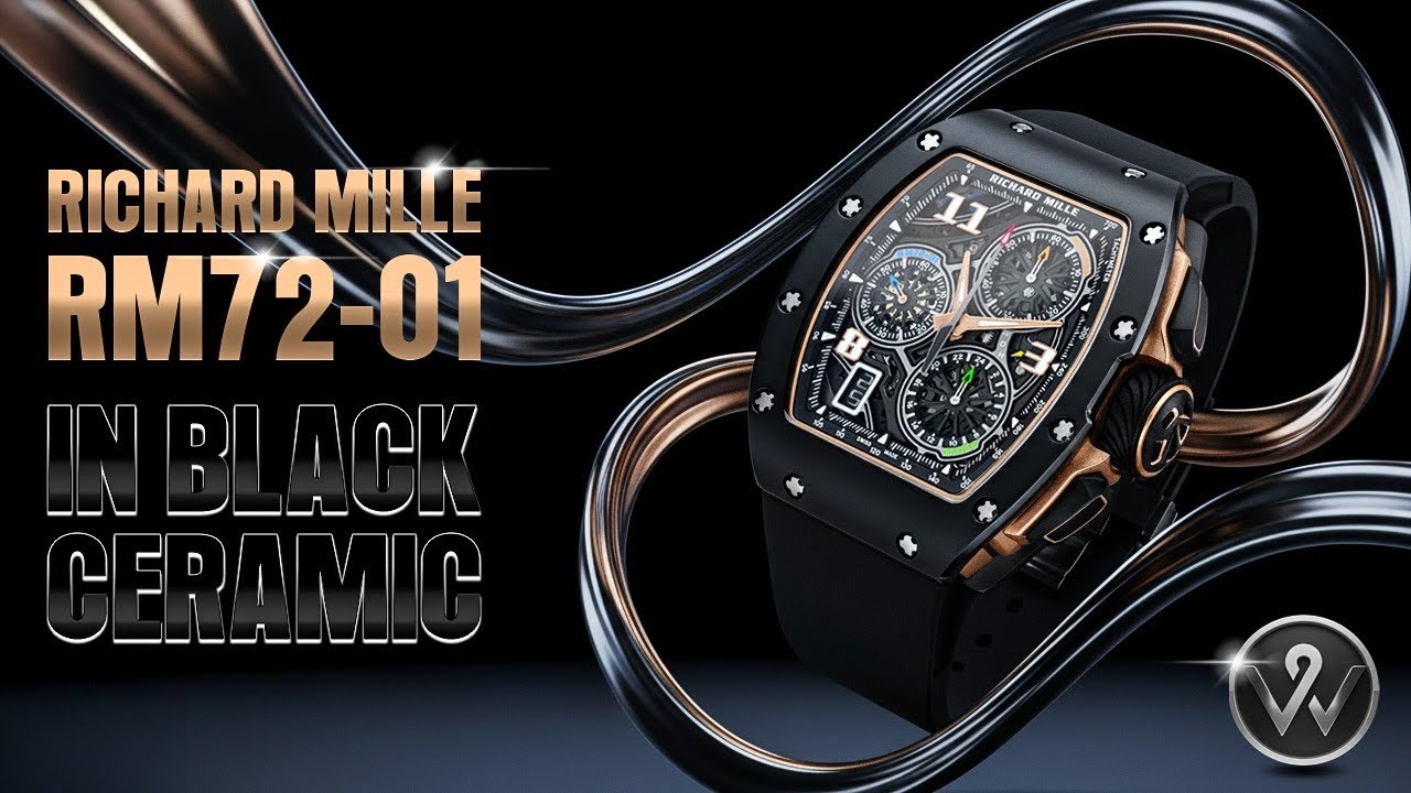 Хронограф Richard Mille RM72-01 Lifestyle Flyback из черной керамики