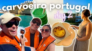 PORTUGAL VLOG 2! Cave Boat Tour To Benagil Cave & Relaxing On Carvoeiro Beach!