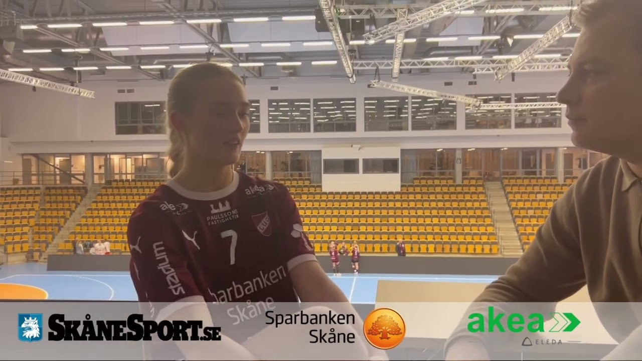 Nova Huselius efter sin premiär i LUGI.