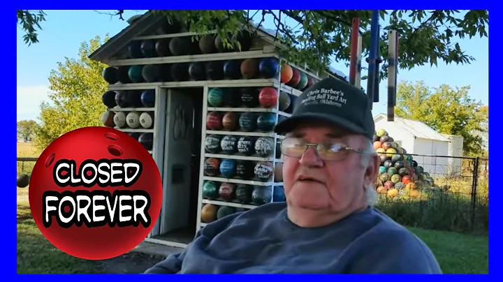 Worlds Largest Bowling Ball Yard Art Collection Fr...