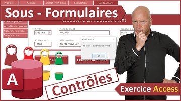 Contrôles de sous formulaires avec onglets