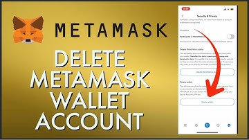 How to Delete Metamask Wallet Account using Mobile Device 2024?