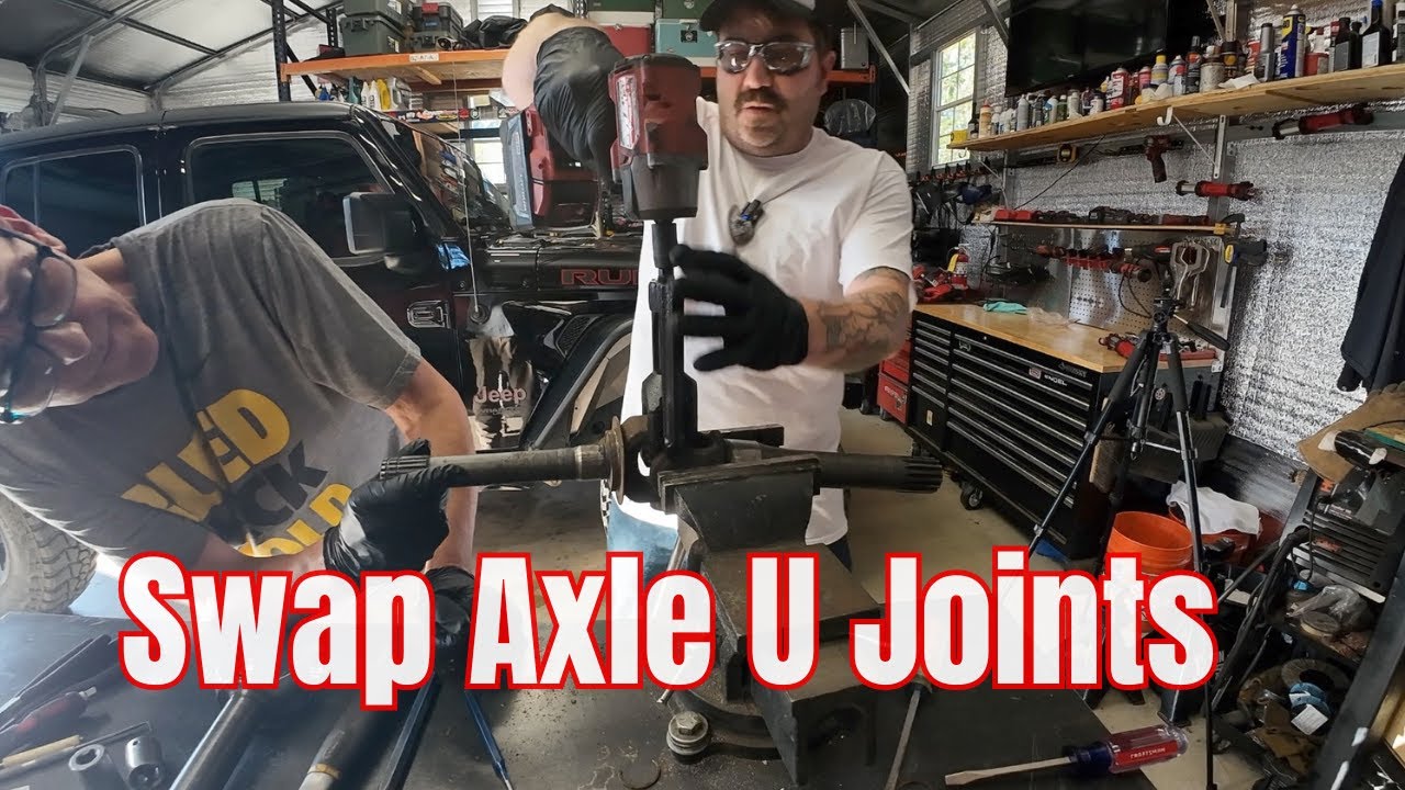Jeep front axle U joint swap in a front Jeep dana 44 | dana 30 | Trail prep series