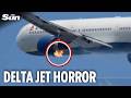 Terrifying Moment Delta Jet Catches FIRE After Take Off In Los Angeles Terrifying Moment Delta Jet Catches FIRE After Take Off In Los Angeles