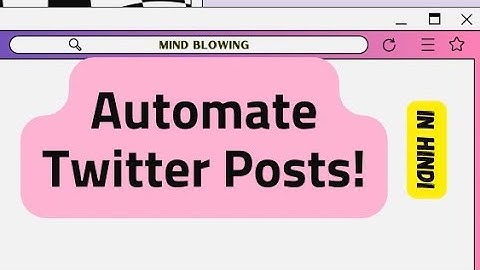 Automate Twitter Posts with Python