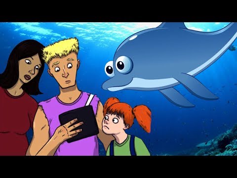 ДЕЛЬФИН съел всех в океане игра Tasty Blue на канале Мистер Игрушкин