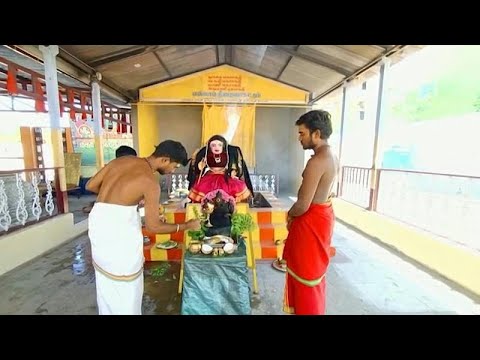 صورة فيديو : شاهد: هندوس يعبدون الفيروسات ويقيمون معبدا خاصا لـ "إلهة كورونا"…