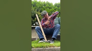 Making an Ash Handle for a Rusty Old Sledge Hammer #woodwork #shortvideo #restoration #ash