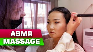 ASMR - Russian technique Nude Makeup for Asian Girl (Real person, not staged)