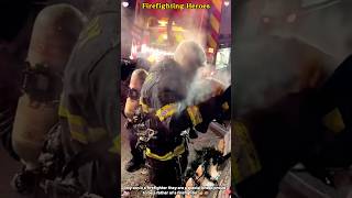 Heroes rushing into the flames.We honor their boundless bravery.#Firefighters #FirefighterLife