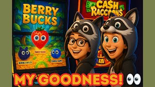 Raccoon Luck Attack! 🦝 Cash Raccoons & Berry Bucks!