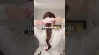 How to Make a Big Scrunchie Look PERFECT 😍 Easy Fluffy Ponytail Hack #hairtutorial