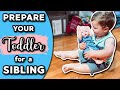 HOW TO PREPARE A TODDLER FOR A NEW BABY! | Preparing Toddler for a Sibling