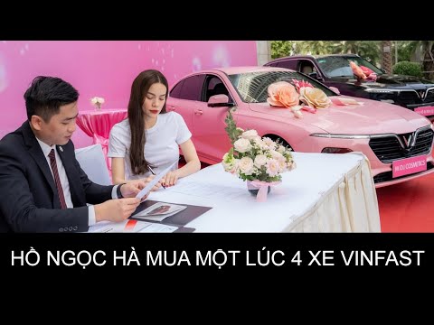 Nghệ sĩ Showbiz Việt kéo nhau đi mua xe Vinfast | Hồ Ngọc Hà chi tiền tỷ mua hẳn 4 chiếc Vinfast