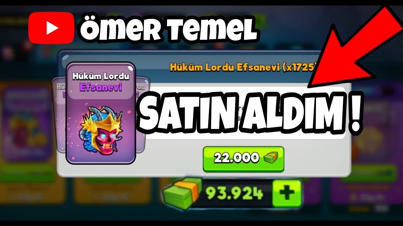 22 BİN MENEJER PARAM İLE 1725 KAR HÜKÜM LORDU SATIN ALDIM KAFA TOPU 2 HEAD BALL 2