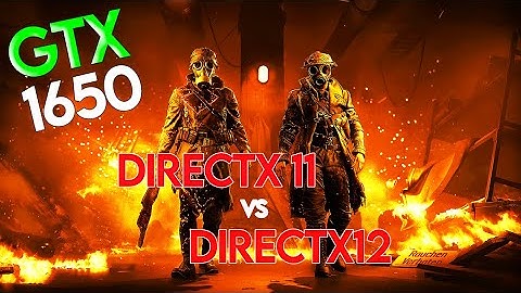 GTX 1650 | I5 3570 | Battlefield 5 | DirectX 11 vs DirectX 12 / DX11 vs DX 12 | Performance Test