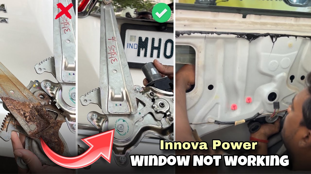 Innova Window Innova power Window Not Working | Innova Door Winder Work ...