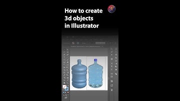 How to create 3d objects in Illustrator #shorts #3d