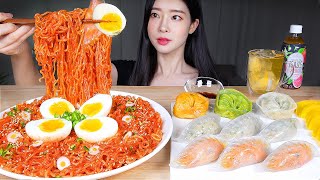 매운 쫄면🔥 진짜열쫄면 X3 만두 먹방 ASMR MUKBANG | The Spiciest Jjolmyeon Noodles🌶 Yeol Jjolmyeon, Mandu(Dumpling)