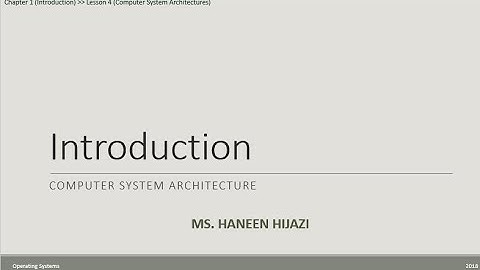 1 4 Computer System Archi