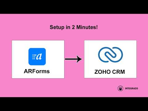 ARForms to Zoho CRM Integration in WordPress (Free Plugin) | Integrazo