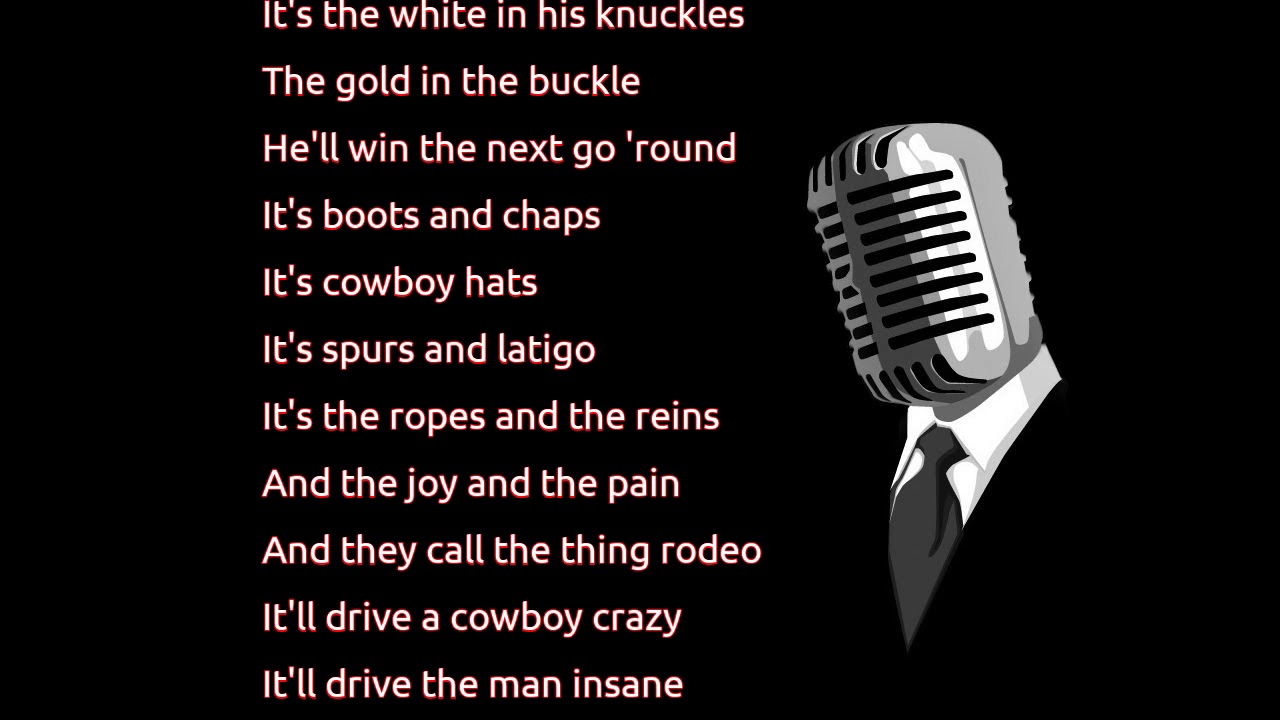 Garth Brooks - Rodeo (lyrics) - YouTube