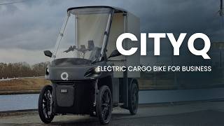 Replace Your Delivery Van with a 4 Wheel Cargo E-Bike | CityQ - The Future of Urban Delivery