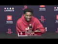Press Conference by Clint Capela vs Grizzlies
