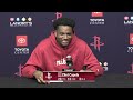 Press Conference by Clint Capela vs Grizzlies
