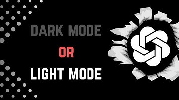 How to Enable/Disable DARK MODE on ChatGPT