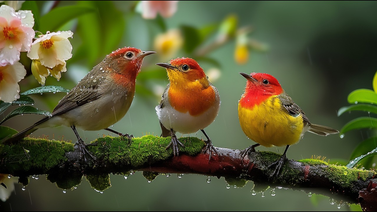 🌳 Relaxing Piano Music and Bird Sounds | Nature Sounds for Meditation ...