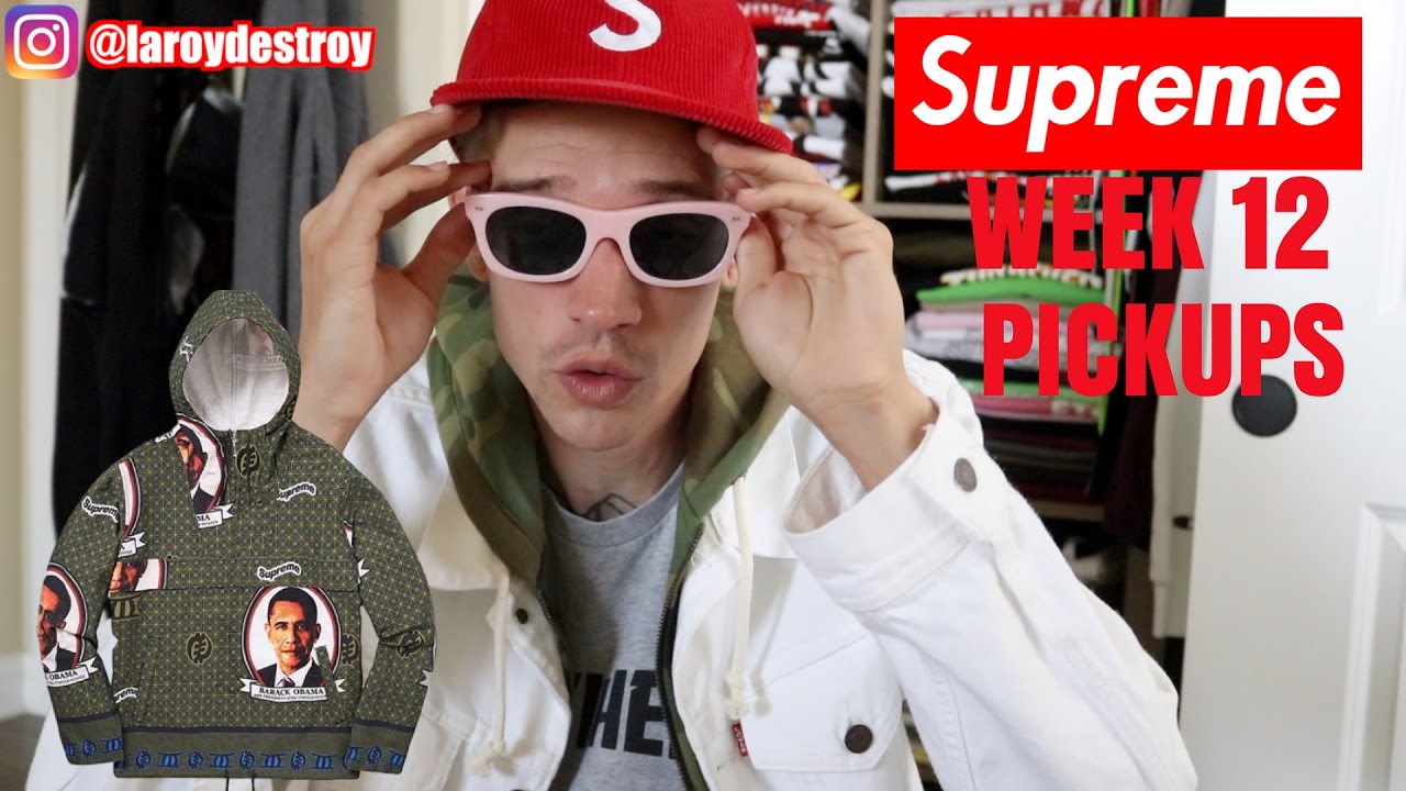 SUPREME WEEK 12 PICKUPS. OBAMA SUIT + LEVIS