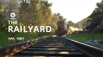 Unreal Engine 5.3 render II "THE RAILYARD"  II #render  #unrealengine5  #megascans