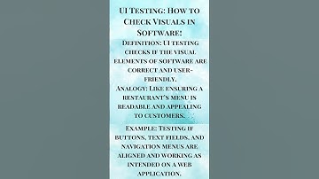 UI Testing How to Check Visuals in Software!