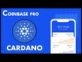 🔵 Como COMPRAR CARDANO en COINBASE PRO 🚀 COMPRAR ADA CARDANO COINBASE PRO