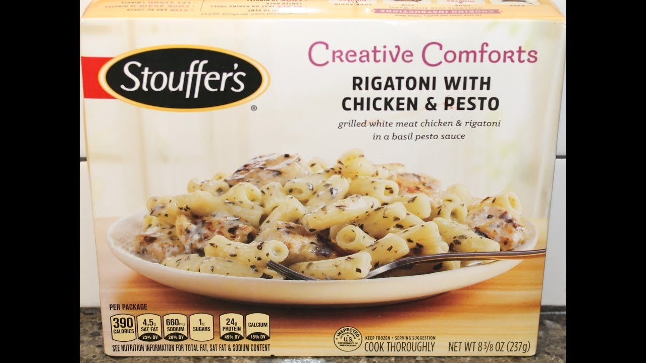Stouffer’s Creative Comforts Rigatoni with Chicken & Pesto Review