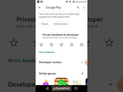 Videó: A Google Play Ideiglenesen Vonzza A Hármasat! A 2048 Copycat Játék Keresési Kulcsszóként Való Felsorolására