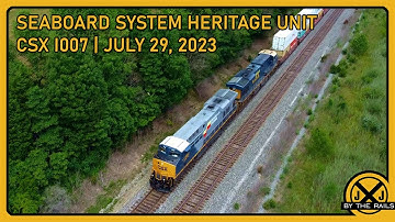 Seaboard System Heritage Unit on CSX I007 | July 29, 2023 | Calcutta, Indiana