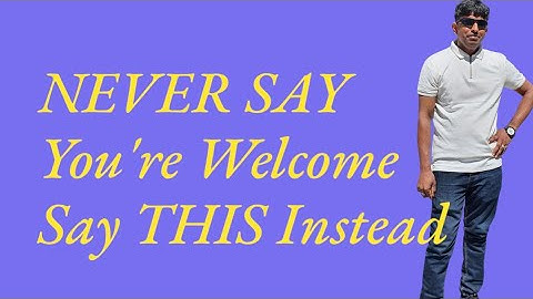 NEVER Say "You