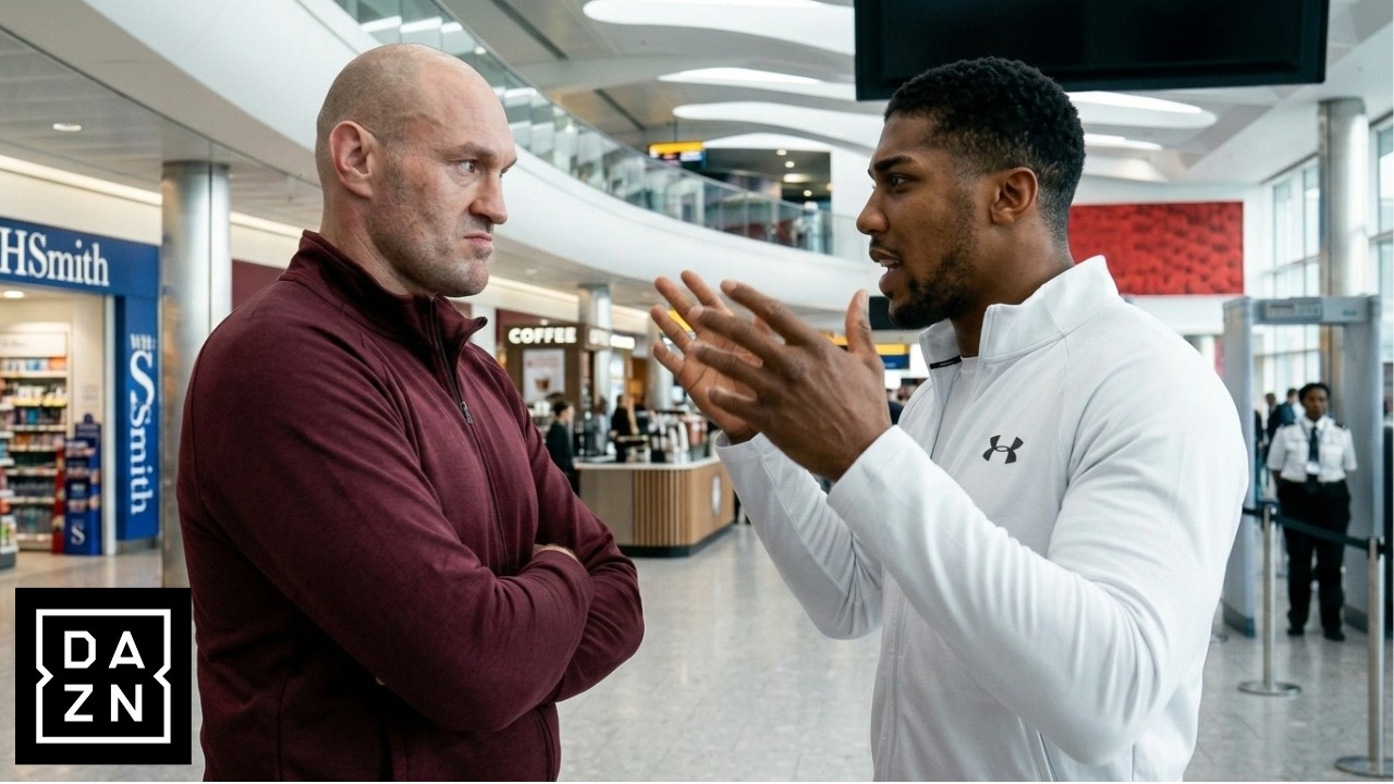 Срочная новость! Энтони Джошуа разоблачил Тайсона Фьюри в аэропорту и вызвал его на мегабой!